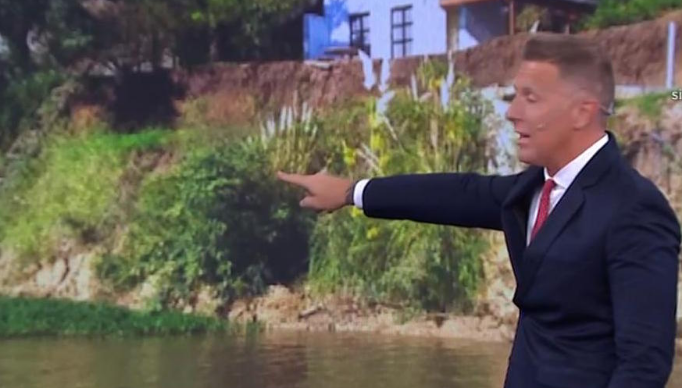 El río se llevó parte de la casa de Alejandro Fantino en Sauce Viejo | Actualidad