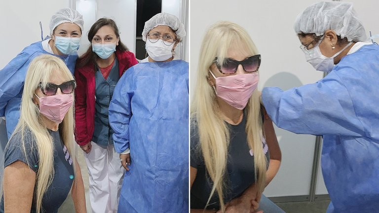 Se vacunó Graciela Alfano: "Rápido, indoloro y seguro" | Actualidad
