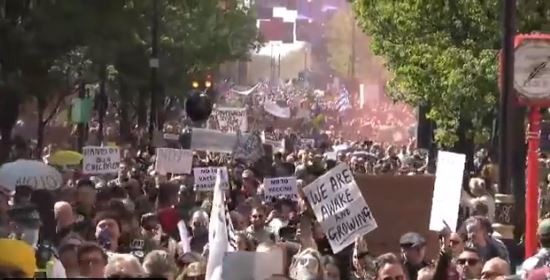 Protestas en Londres contra el confinamiento y el pasaporte de vacunación | Internacionales