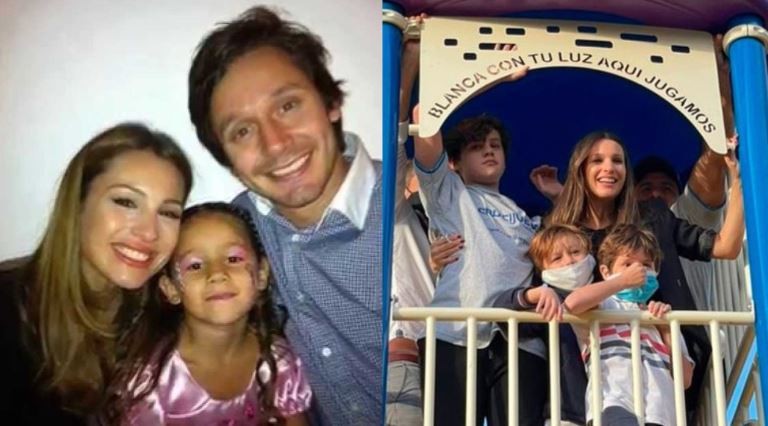 Pampita y Vicuña inauguraron una plaza en homenaje a su hija Blanca | Espectáculos