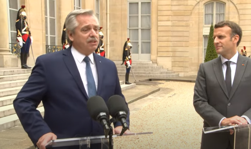 Fernández recibió el apoyo de Macron en las negociaciones con el Club de París | Política