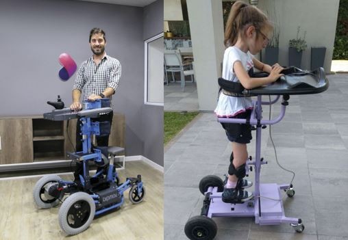 Un joven entrerriano creó un bipedestador motorizado para niños con funciones motoras reducidas | Actualidad