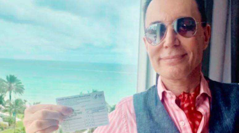 Marcelo Polino se vacunó en los Estados Unidos: "Finalmente, lo logré" | Espectáculos