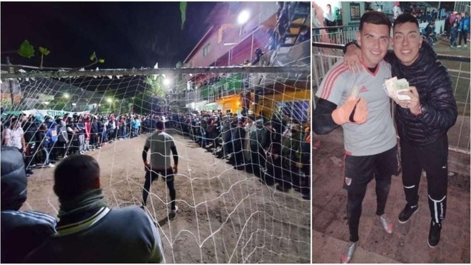 El video del arquerito de River Alan Díaz atajando penales por plata en Villa Oculta | Deportes