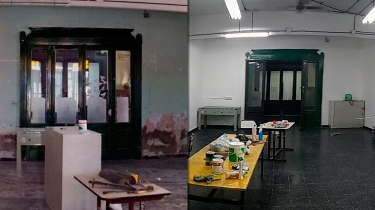Foto antes y después: así quedó un aula tras la toma de un colegio de Flores | Actualidad