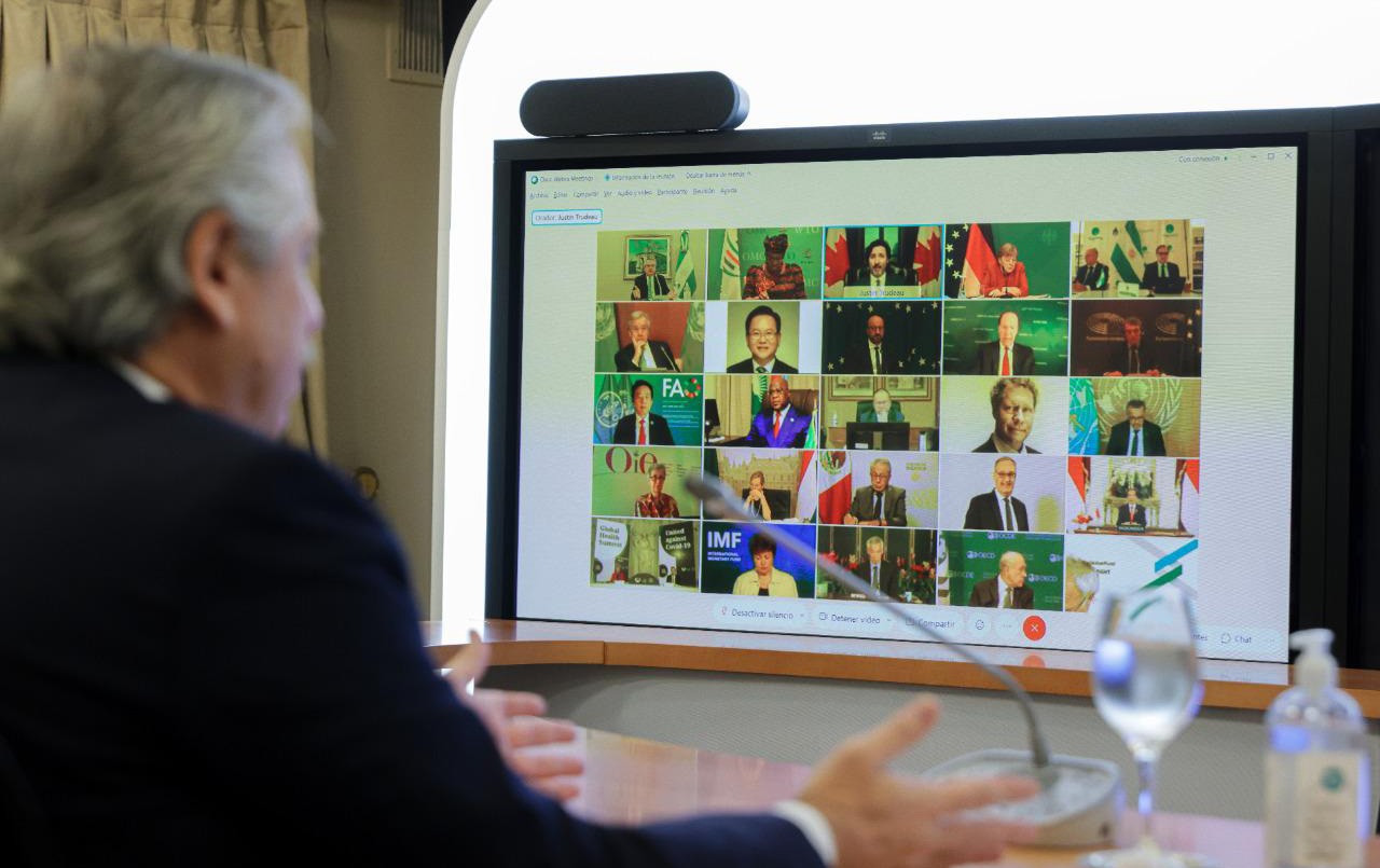 Cumbre Mundial de la Salud del G20: Alberto Fernández volvió a pedir "acceso equitativo" a las vacunas | Política