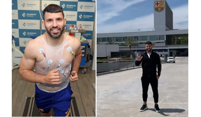Presentaron al "Kun" Agüero como nuevo jugador del Barcelona | Deportes