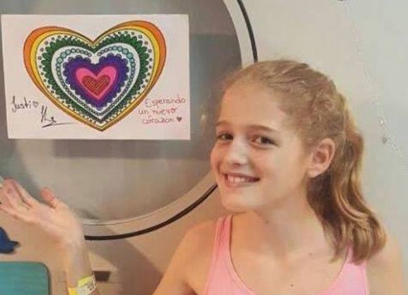 "Corazonazo" por Justina en el INCUCAI | Actualidad