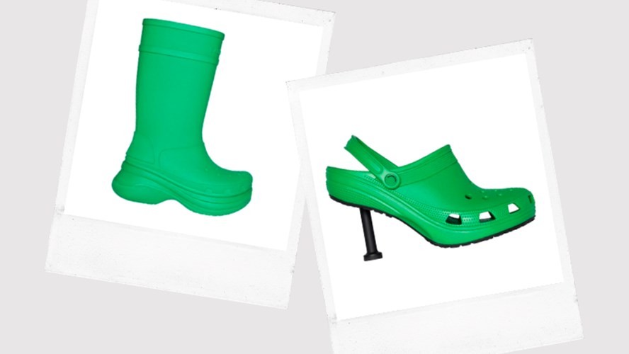 Furor en las redes por las crocs con tacos | Redes