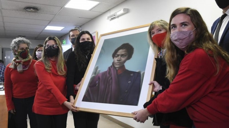 Instalan el primer cuadro de una mujer en Diputados en homenaje a María Remedios del Valle | Actualidad