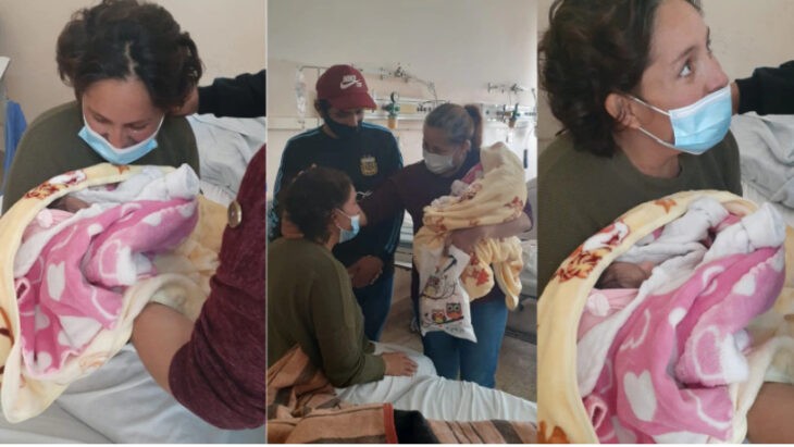 Estuvo en coma por coronavirus y conoció a su beba prematura 28 días después de dar a luz | Actualidad