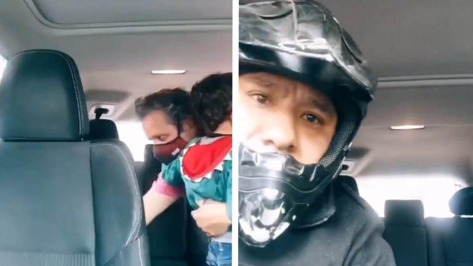 Sufrió un violento robo mientras estaba subiendo un video a TikTok junto a su hijo | Internacionales