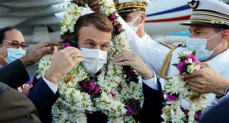 Macron visitó la Polinesia francesa, donde Francia desarrolló 193 pruebas nucleares hasta 1996 | Internacionales