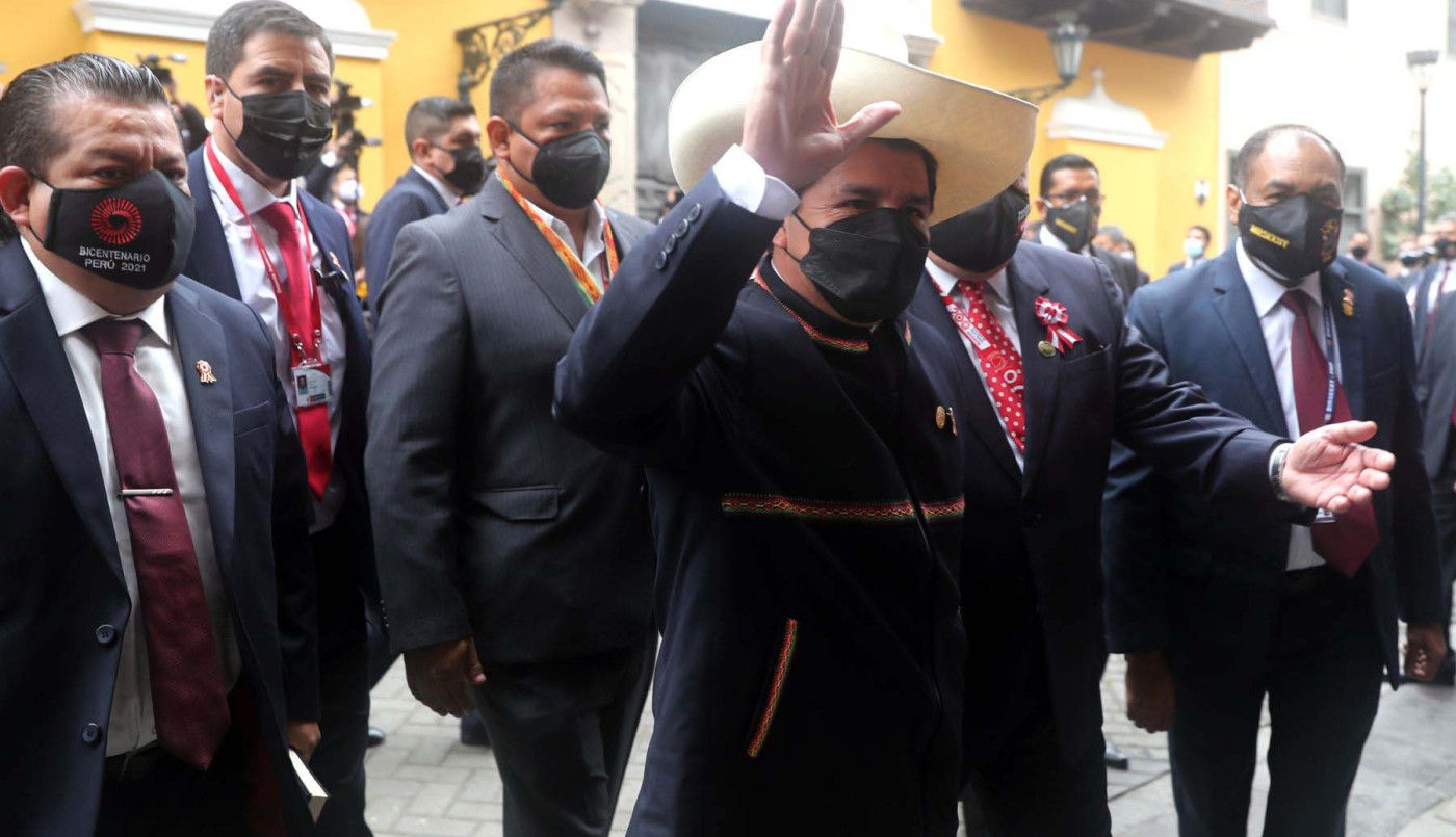 Pedro Castillo juró como presidente de Perú: "No los defraudaré" | Internacionales