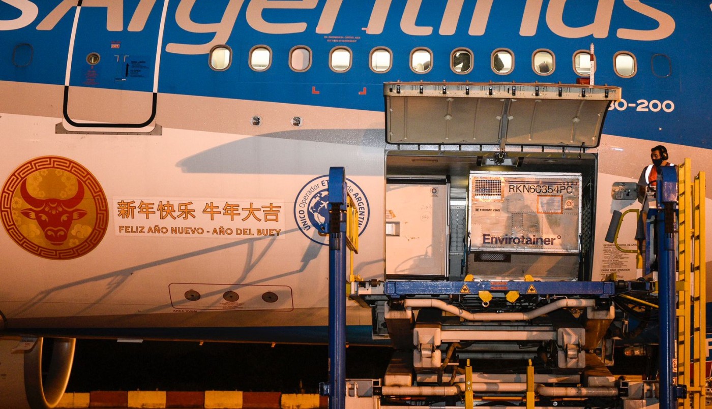 Llegaron otras 804.800 dosis de la vacuna Sinopharm | Actualidad