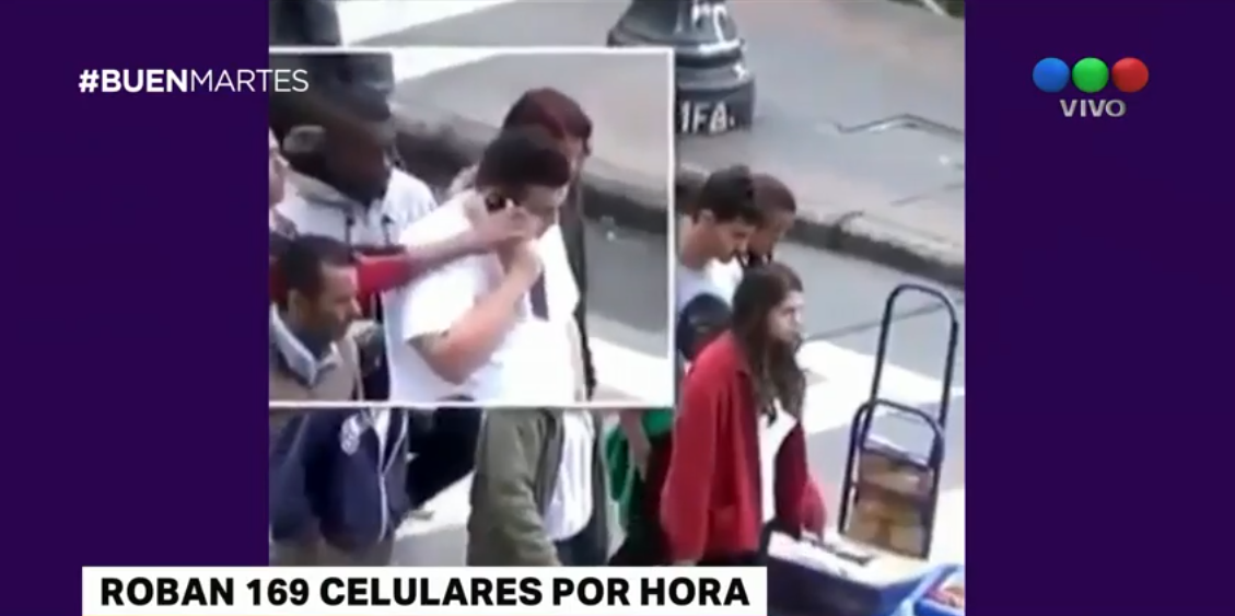 En Argentina roban 169 celulares por hora | Actualidad