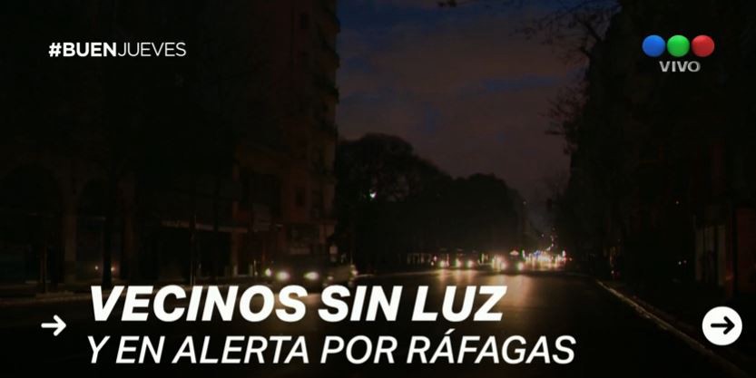 Miles de usuarios sin luz por el temporal | Actualidad