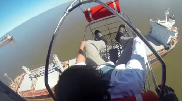 La Plata: Evacúan a tripulante de un buque que tenía fiebre y serias dificultades respiratorias | Actualidad