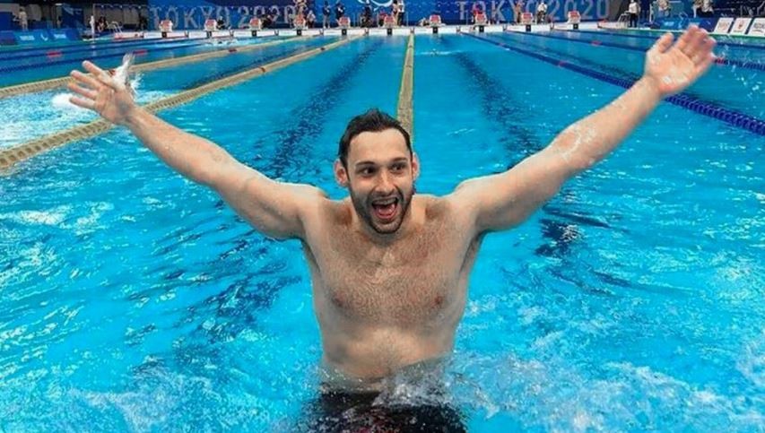 Pipo Carlomagno ganó una medalla de plata en natación en los Juegos Paralímpicos | Deportes