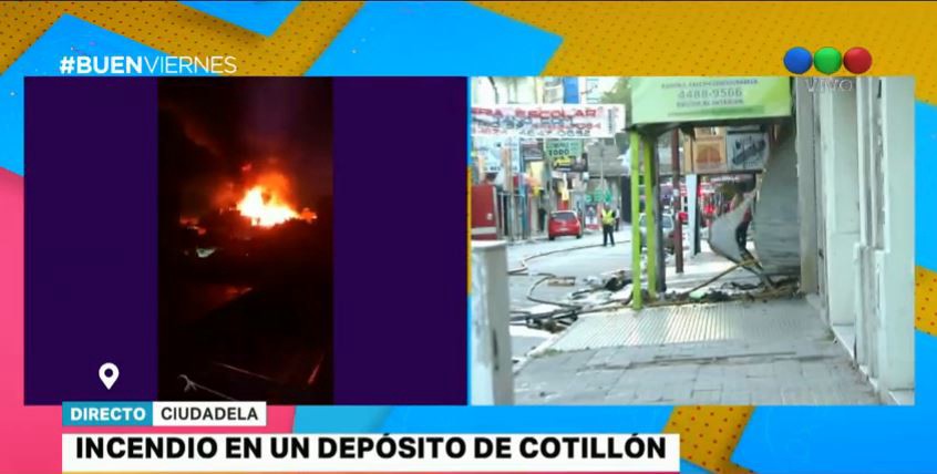 Un depósito de cotillón fue destruido por un incendio | Actualidad