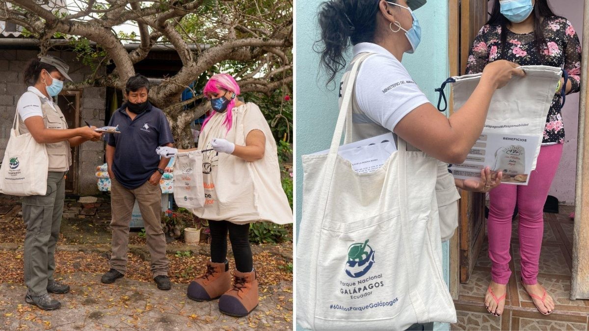 Promueven sustituir el uso de bolsas de plástico en las panaderías de las Galápagos | Clima, naturaleza y medio ambiente