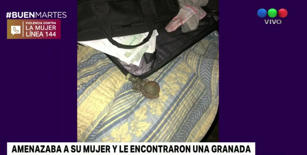 "Te voy a hacer volar": amenazó a su pareja y cuando allanaron su casa encontraron una granada | Actualidad