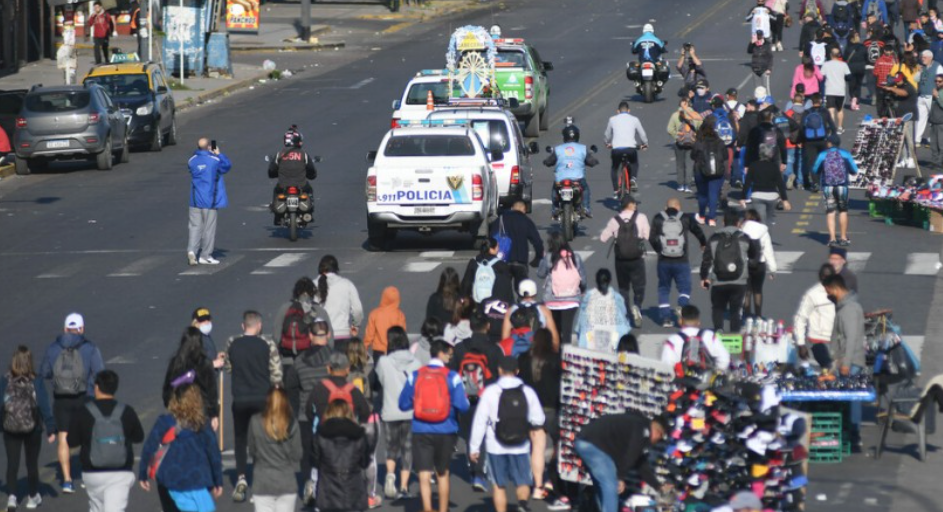 Volvió la Peregrinación a Luján: barbijo, distanciamiento y sin el recorrido completo | Actualidad