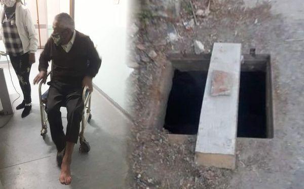 Delincuentes robaron la tapa de una alcantarilla a metros de un Hospital y casi se mata un abuelo | Actualidad