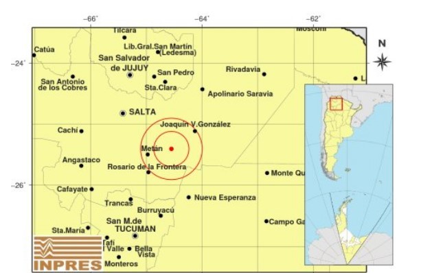 Un sismo de 4.8 sacudió a Salta | Actualidad