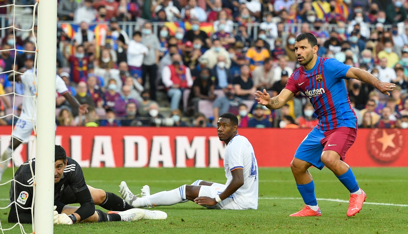 Un gol del Kun Agüero decoró la dura derrota de Barcelona ante Real Madrid en el Clásico | Deportes