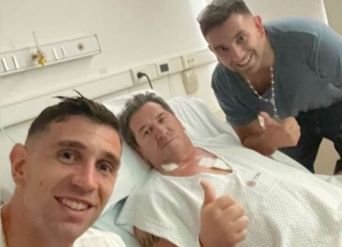 "Dibu" Martínez estuvo en la Argentina por una operación de urgencia a su padre | Deportes