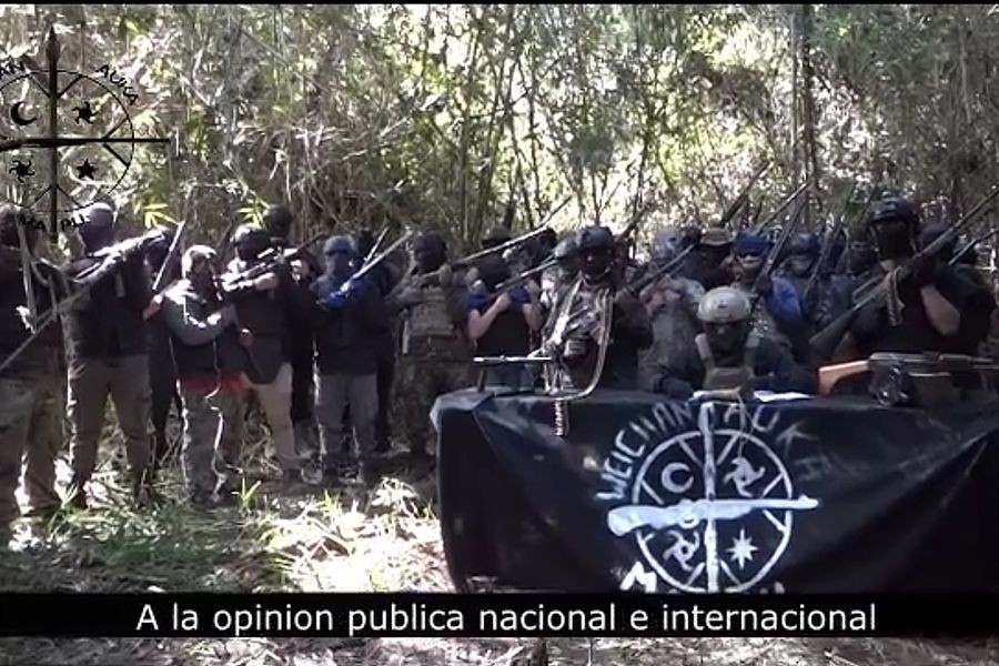 Video: un grupo mapuche se mostró con armas y exigió al gobierno de Chile que cese la militarización | Internacionales