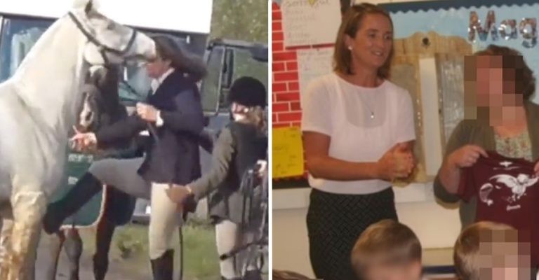 Video escalofriante: filmaron a una mujer jinete dándole una brutal paliza a su caballo | Internacionales