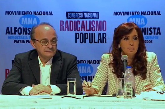 Cristina junto a Leopoldo Moreau: "Nosotros somos nacionales, populares y democráticos" | Política