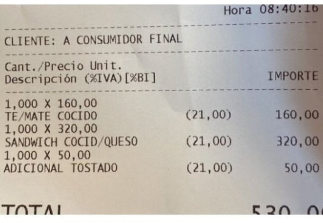 El insólito adicional que le cobraron a un humorista en un bar: "Lo más triste que vi en mi vida" | Actualidad