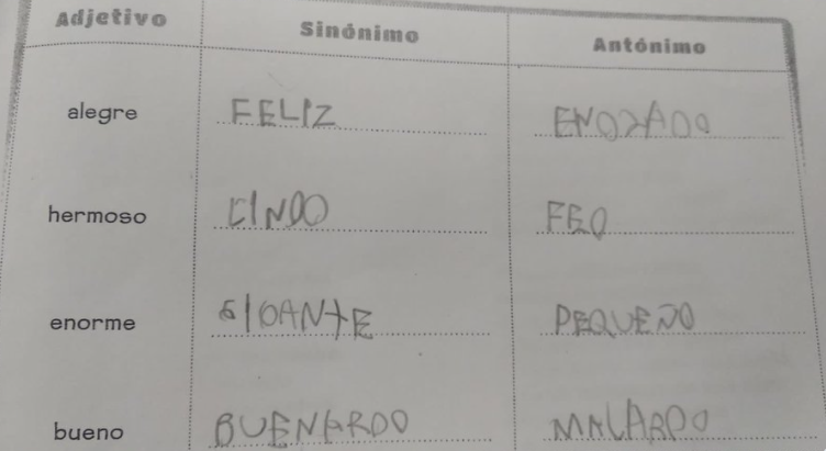 La insólita respuesta de un niño en un exámen que le preguntaron el sinónimo de "Bueno" | Redes