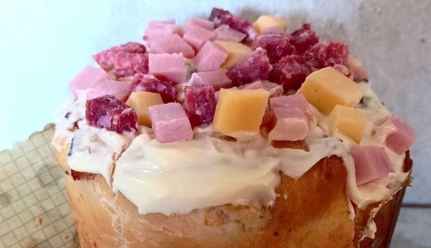 El "pan dulce salado" de queso, jamón y salame que se viralizó en las redes sociales | Actualidad