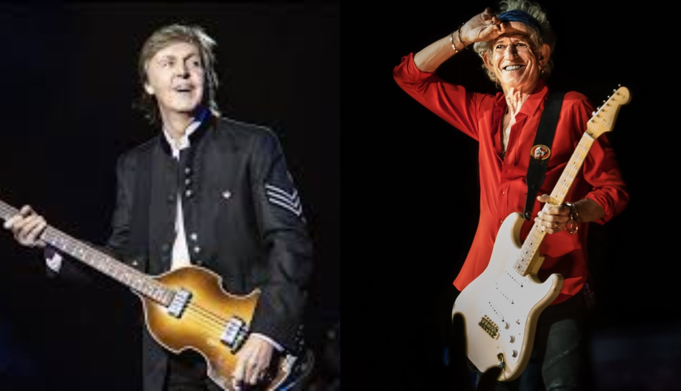 Subastan en Los Ángeles la guitarra de Keith Richards y el bajo de Paul McCartney | Espectáculos