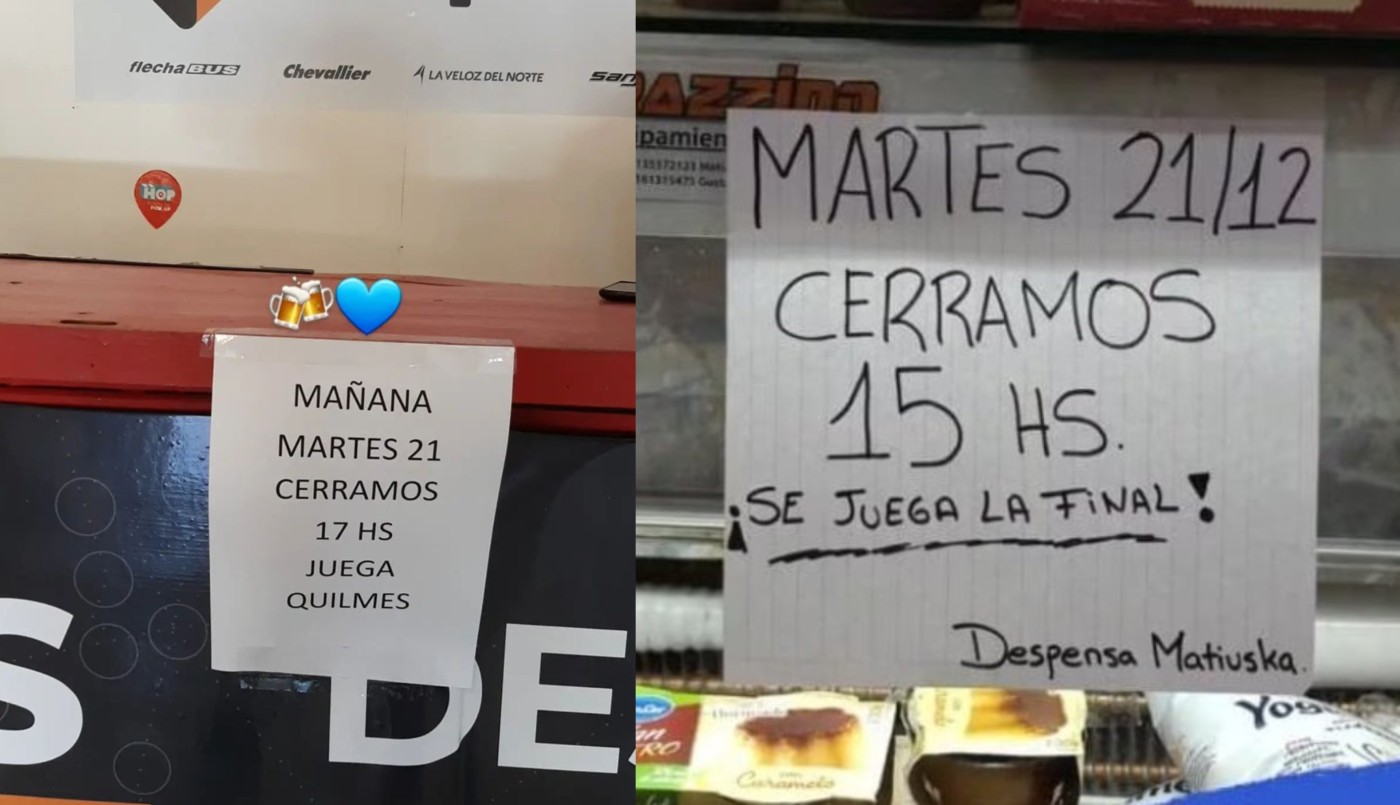 "Cerramos 17hs, juega el Cervecero": Quilmes se paraliza con la expectativa puesta en la final contra Barracas Central | Deportes