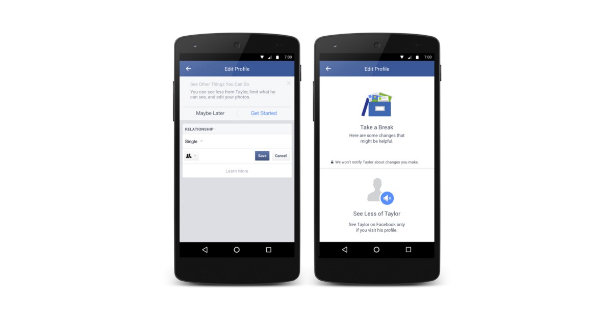 Facebook limitará las actualizaciones de ex parejas | Tecno