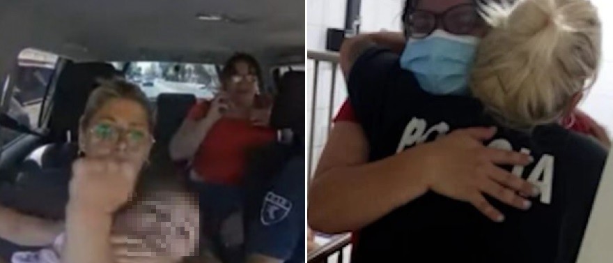 "Dale amor, por favor": policías le realizaron RCP a una beba y le salvaron la vida | Actualidad