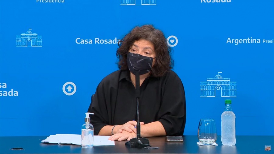 Vizzotti señaló que se produjo "un descenso en el número de casos" de Covid | Política