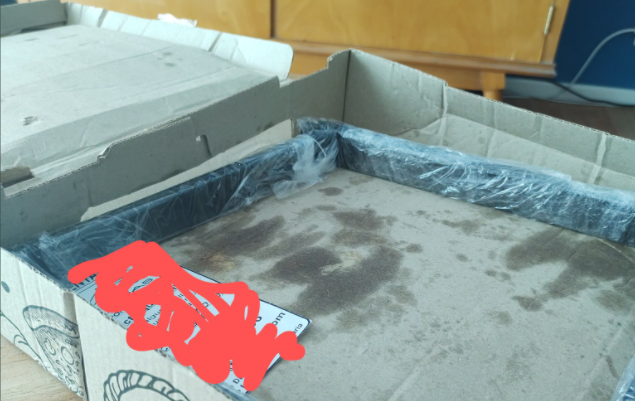 Compró un soporte por Internet y se lo enviaron en una caja de empanadas usada | Redes