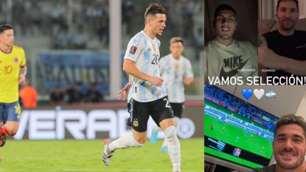 Messi, De Paul y Paredes alentaron a la Selección argentina por videollamada | Deportes