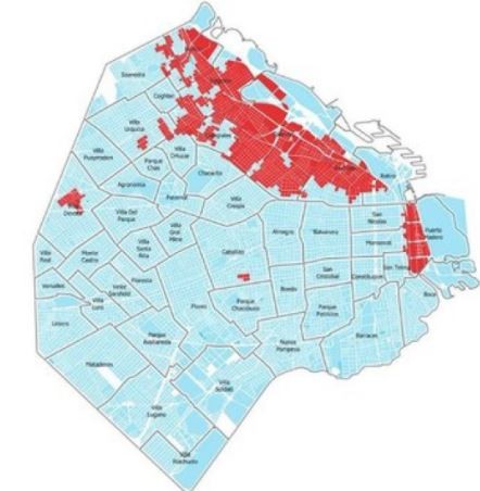 Detalle de los once barrios porteños en los que evalúan quitar los subsidios de la tarifa eléctrica | Actualidad