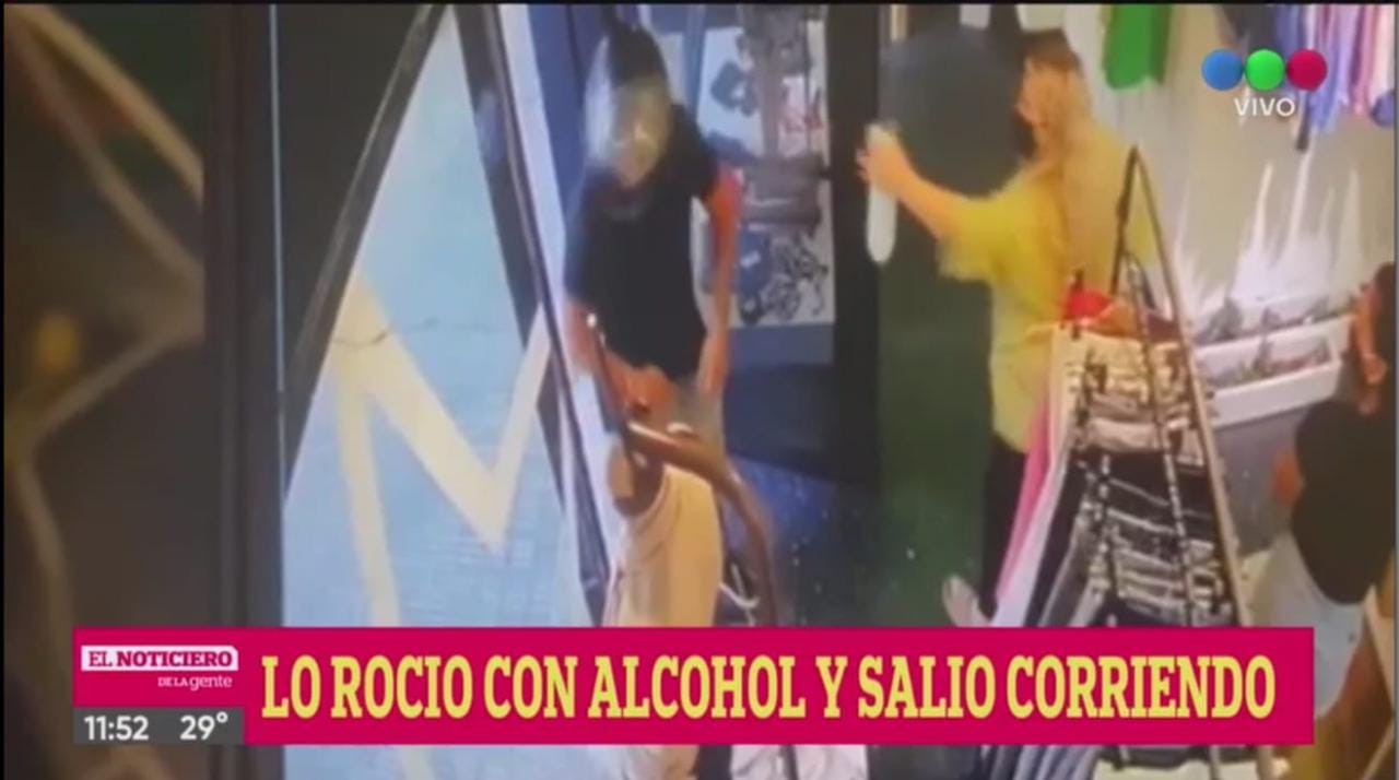 Espantó a un ladrón arrojándole sanitizante en los ojos | Actualidad