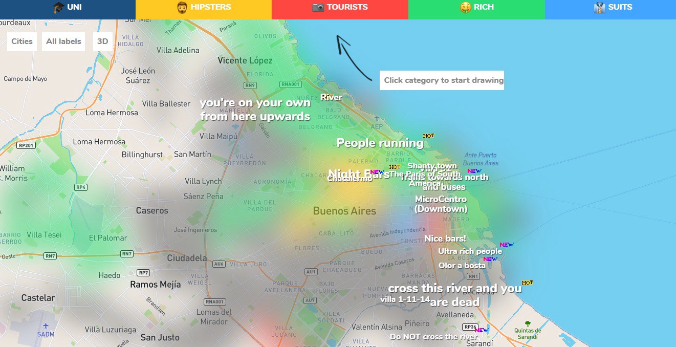 Furor por la aplicación que te dice donde encontrar barrios "hipsters", de lujo o turísticos | Tecno
