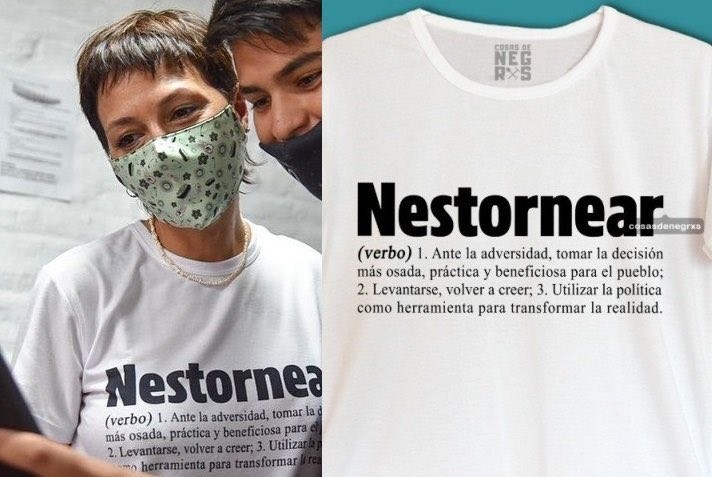"Nestornear": la remera de Mayra Mendoza en homenaje a Néstor Kirchner | Política