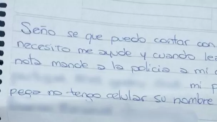 Una víctima de violencia de género pidió ayuda en el cuaderno escolar de su hijo | Actualidad