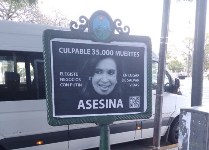 "Se empeñan en dividirnos": Alberto Fernández repudió los afiches contra Cristina Kirchner | Política